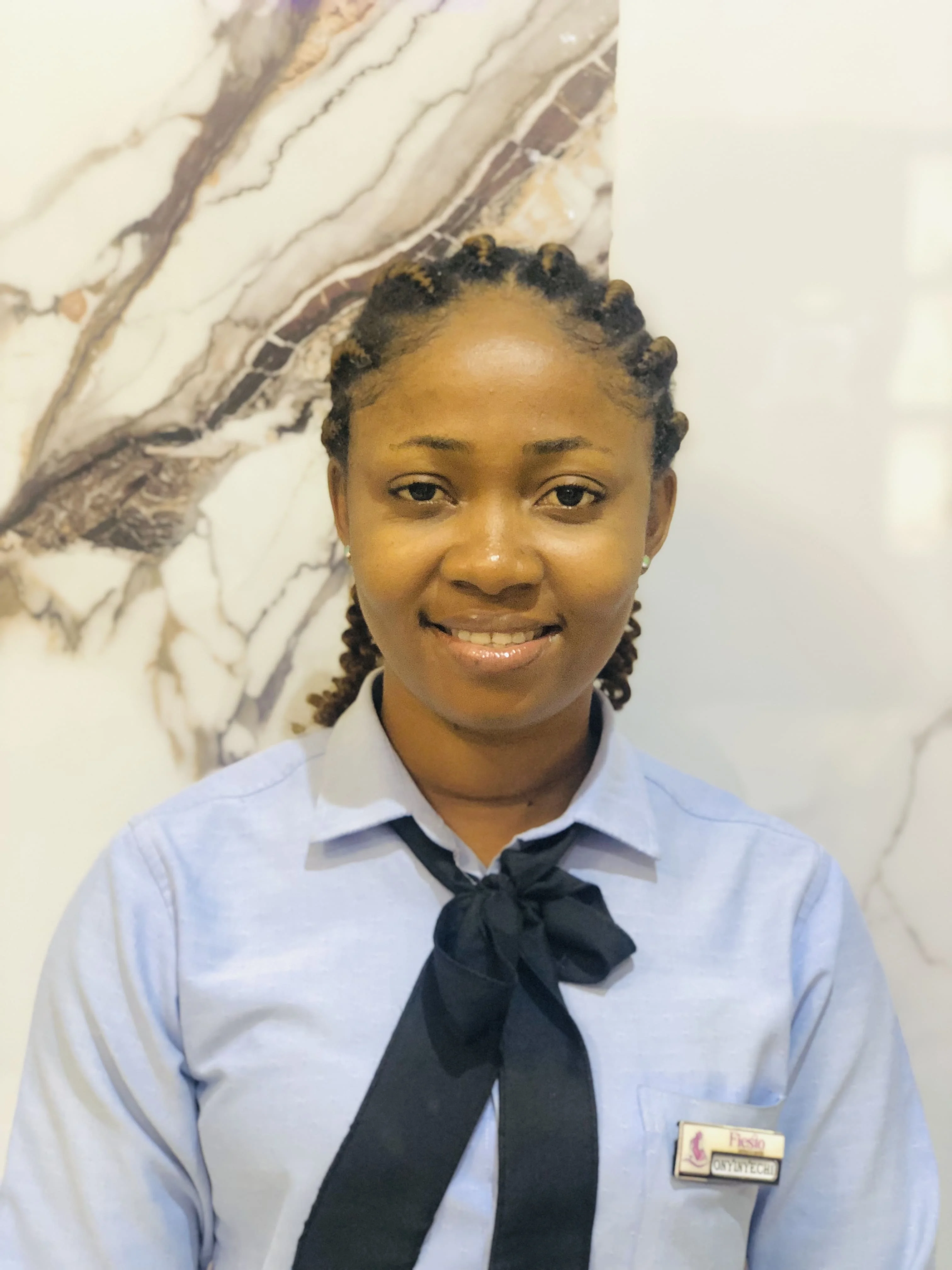 Onyinye Gloria Azih, Front Desk Supervisor at Fiesto Continental Hotel Enugu